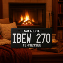Load image into Gallery viewer, Customizable IBEW License Plates