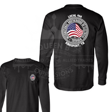 Load image into Gallery viewer, IBEW 934 PATRIOTIC FLAG Long Sleeve