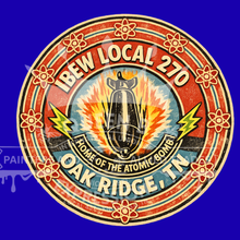Load image into Gallery viewer, IBEW RED RETRO BO MB EMBLEM