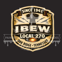 Load image into Gallery viewer, IBEW TAN EMBLEM LONG SLEEVE