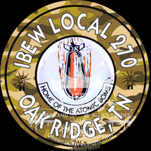 Load image into Gallery viewer, IBEW LOCAL 270 ~ CAMO BUG ~ FULL ZIP HOODIE