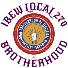 Load image into Gallery viewer, IBEW LOCAL 270 ~ 270 BROTHERHOOD ~ LONG SLEEVE
