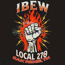 Load image into Gallery viewer, IBEW LOCAL 270 ~ FLAMING FIST ~ LONG SLEEVE