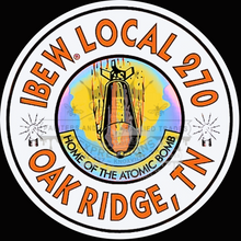 Load image into Gallery viewer, IBEW LOCAL 270 ~ B O M B ORANGE LETTERING ~ LONG SLEEVE