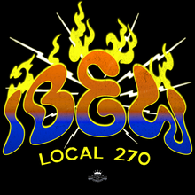Load image into Gallery viewer, IBEW LOCAL 270 ~ IBEW RETRO FUNKY  ~ HOODIE