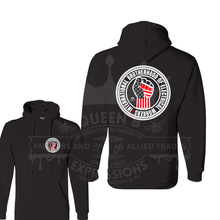 Load image into Gallery viewer, IBEW STRIPE FIST RWB HOODIE