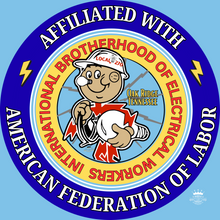 Load image into Gallery viewer, IBEW LOCAL 270 ~ REDDY LIGHTBULB ~ SHORT SLEEVE