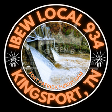 Load image into Gallery viewer, IBEW 934 ~ KINGSPORT LOGO ~ ZIP UP FLEECE