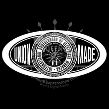 Load image into Gallery viewer, IBEW ALL UNION WHITE OVAL ~HOODIE