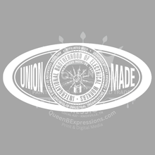 Load image into Gallery viewer, IBEW ~ ALL UNION OVAL WHITE~ LONG SLEEVE