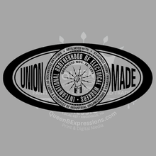 Load image into Gallery viewer, IBEW ~ ALL UNION OVAL BLACK ~ LONG SLEEVE