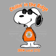 Load image into Gallery viewer, IBEW LOCAL 270 ~ CHILLIN IN THE RIDGE ~ SHORT SLEEVE

