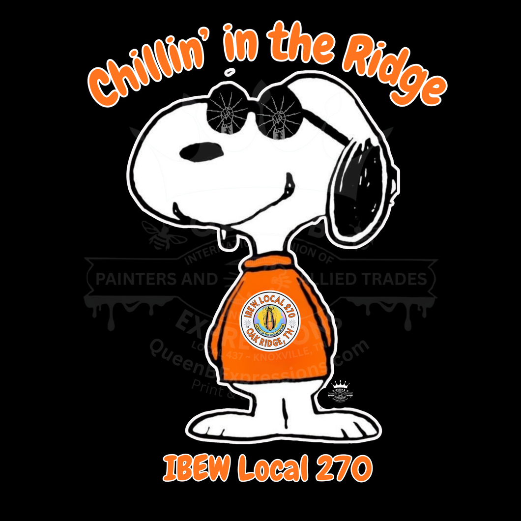 IBEW LOCAL 270 ~ CHILLIN IN THE RIDGE ~ SHORT SLEEVE