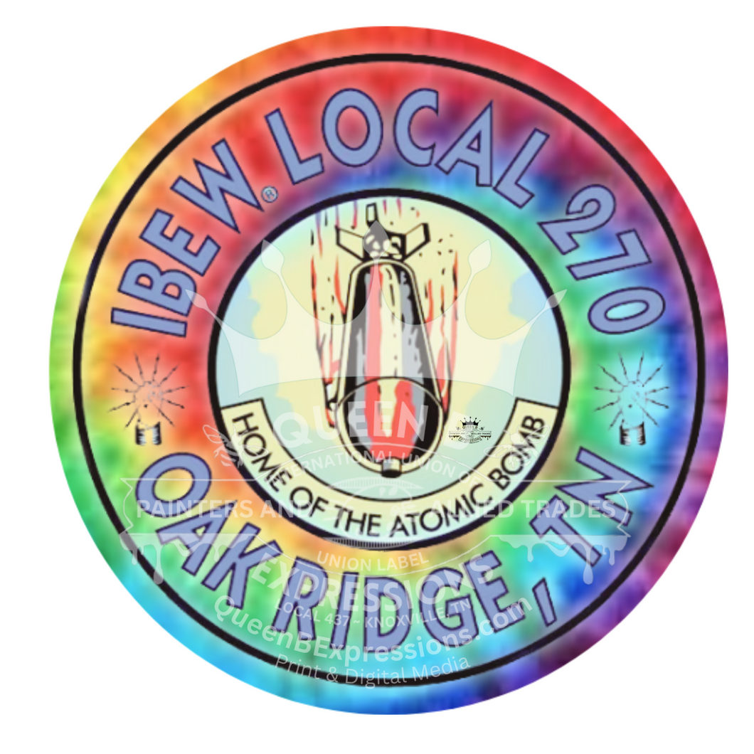 IBEW ~ TIE DYE B O M B