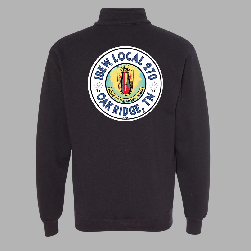 IBEW LOCAL 270 ~ LOGO 1/4 ZIP FLEECE