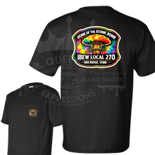 Load image into Gallery viewer, IBEW 270 NEON CLOUD RETRO BADGE SHORT SLEEVE
