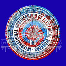 Load image into Gallery viewer, IBEW RWB TIE DYE EMBLEM
