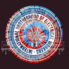 Load image into Gallery viewer, IBEW RWB TIE DYE EMBLEM
