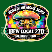 Load image into Gallery viewer, IBEW 270 NEON CLOUD RETRO BADGE LONG SLEEVE

