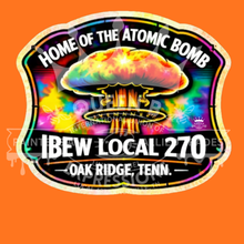Load image into Gallery viewer, IBEW 270 NEON CLOUD RETRO BADGE LONG SLEEVE
