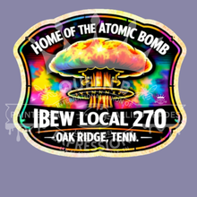 Load image into Gallery viewer, IBEW 270 NEON CLOUD RETRO BADGE LONG SLEEVE
