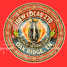 Load image into Gallery viewer, IBEW RED RETRO BO MB EMBLEM
