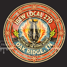 Load image into Gallery viewer, IBEW RED RETRO BO MB EMBLEM
