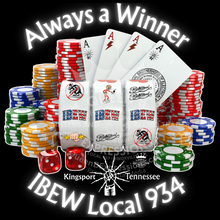 Load image into Gallery viewer, IBEW 934 ~ CASINO STYLE ~ HOODIE
