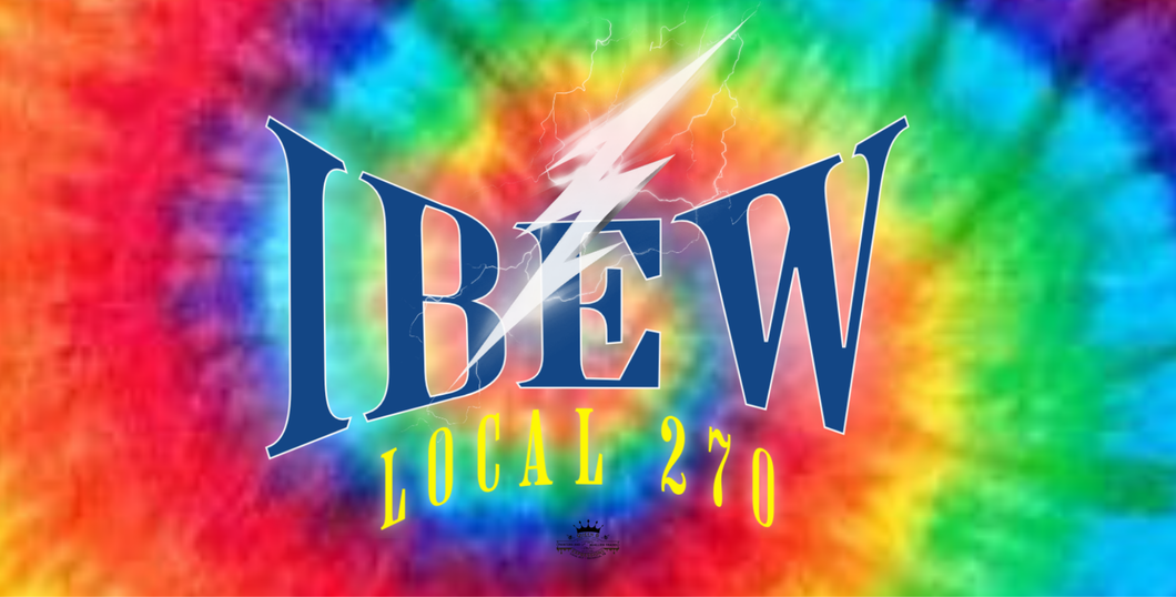 270 License Plates ~ Tie Dye Background