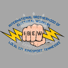 Load image into Gallery viewer, IBEW 934 ~ FIST LIGHTNING  ~ SHORT SLEEVE
