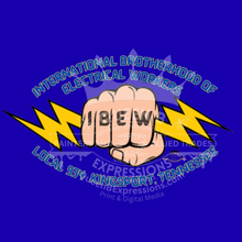Load image into Gallery viewer, IBEW 934 ~ FIST LIGHTNING  ~ SHORT SLEEVE
