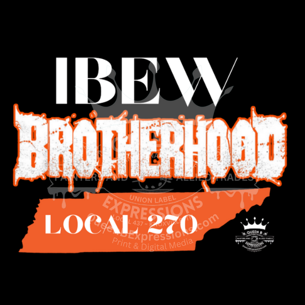 IBEW LOCAL 270 ~ STATE SHAPE ~ SHORT SLEEVE