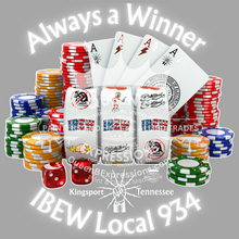 Load image into Gallery viewer, IBEW 934 ~ CASINO STYLE ~ HOODIE
