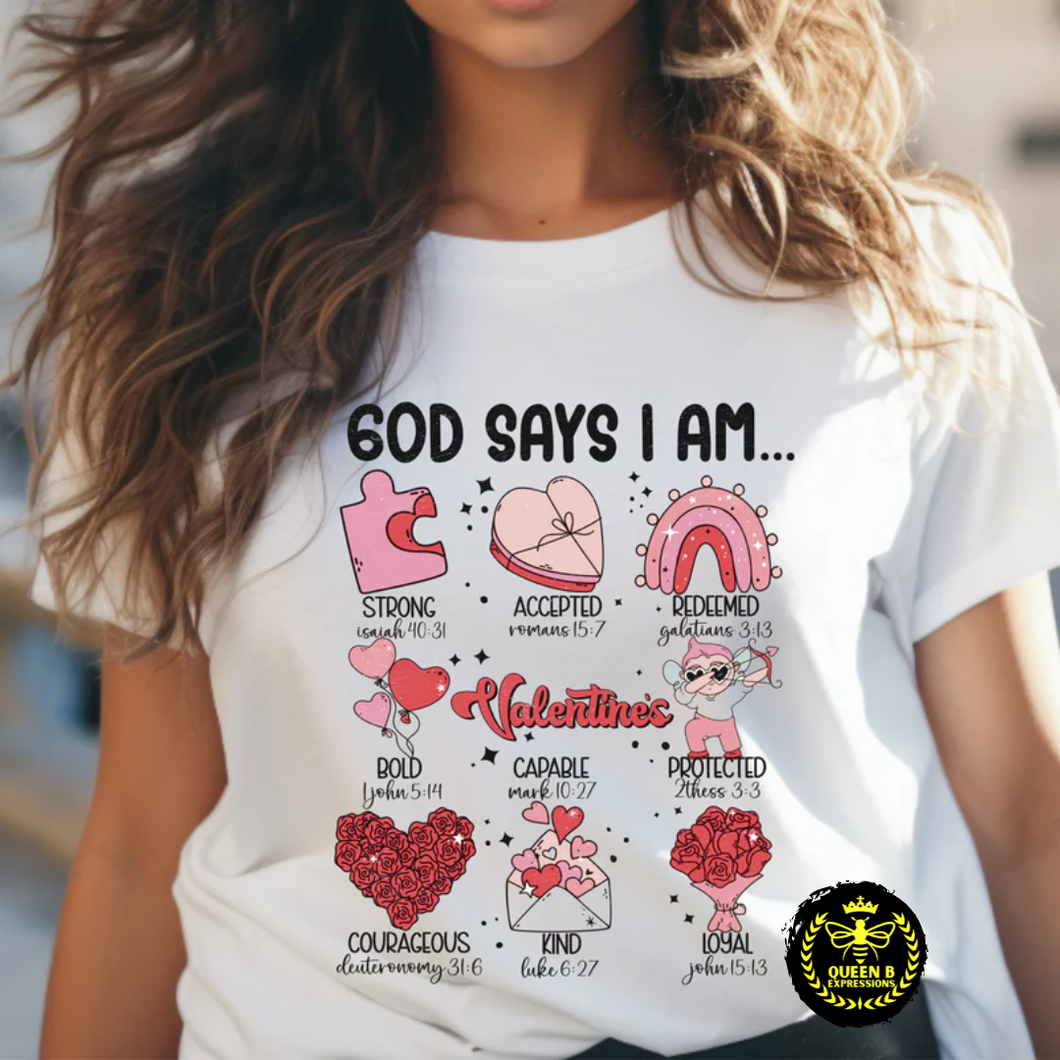 GOD SAYS I AM.....